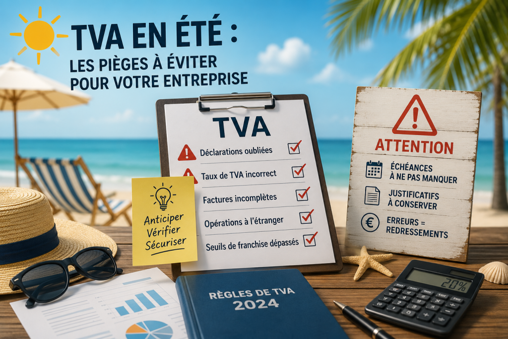 TVA pièges été entreprise saisonnière expert-comptable Pays Basque