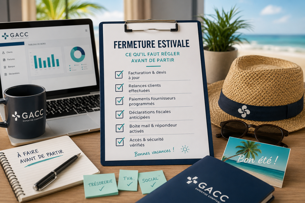 fermeture estivale entreprise obligations dirigeant checklist été